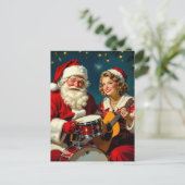 „Weihnachtliche Harmonie“ Postkarte (Stehend Vorderseite)