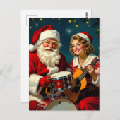 „Weihnachtliche Harmonie“ Postkarte (Vorne/Hinten)