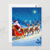 „Weihnachtliche Harmonie“ Postkarte (Vorne/Hinten)