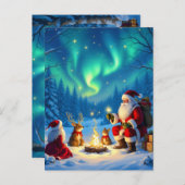 „Weihnachtliche Harmonie“ Postkarte (Vorne/Hinten)