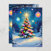 „Weihnachtliche Harmonie“ Postkarte (Vorne/Hinten)