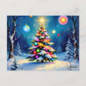 „Weihnachtliche Harmonie“ Postkarte (Rückseite)