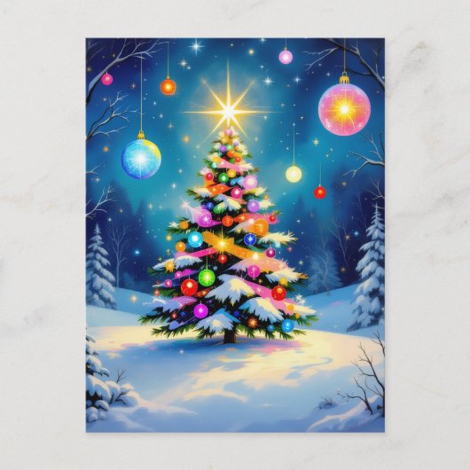 „Weihnachtliche Harmonie“ Postkarte (Vorderseite)