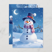 „Weihnachtliche Harmonie“ Postkarte (Vorne/Hinten)