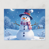 „Weihnachtliche Harmonie“ Postkarte (Rückseite)