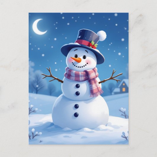 „Weihnachtliche Harmonie“ Postkarte (Vorderseite)