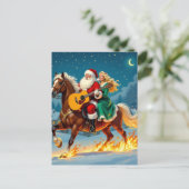 „Weihnachtliche Harmonie“ Postkarte (Stehend Vorderseite)