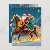 „Weihnachtliche Harmonie“ Postkarte (Vorne/Hinten)