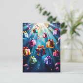 „Weihnachtliche Harmonie“ Postkarte (Stehend Vorderseite)