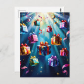 „Weihnachtliche Harmonie“ Postkarte (Vorne/Hinten)