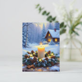 „Weihnachtliche Harmonie“ Postkarte (Stehend Vorderseite)