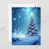 „Weihnachtliche Harmonie“ Postkarte (Vorne/Hinten)