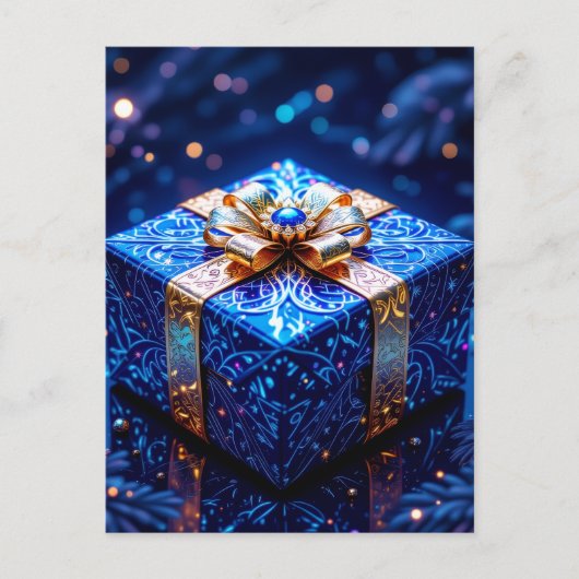 „Weihnachtliche Harmonie“ Postkarte (Vorderseite)