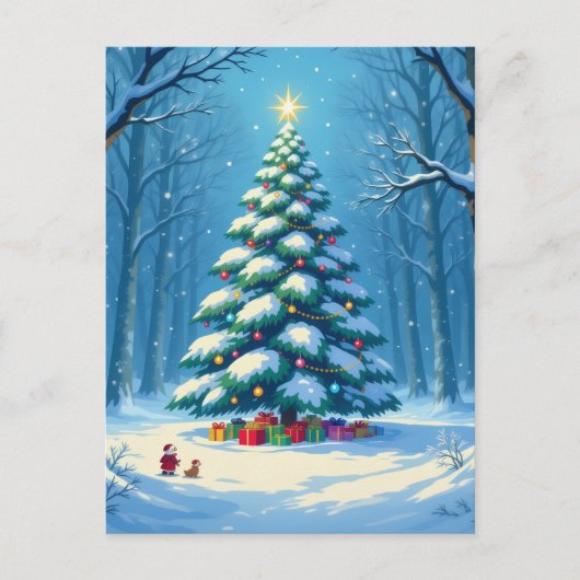 „Weihnachtliche Harmonie“ Postkarte (Vorderseite)