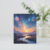 „Weihnachtliche Harmonie“ Postkarte (Stehend Vorderseite)