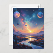 „Weihnachtliche Harmonie“ Postkarte (Vorne/Hinten)