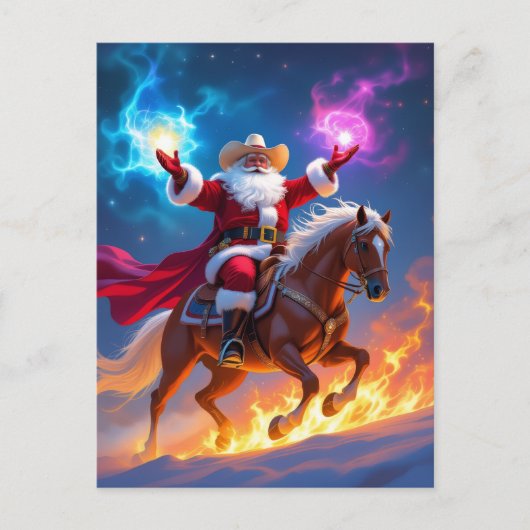 „Weihnachtliche Harmonie“ Postkarte (Vorderseite)