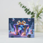 „Weihnachtliche Harmonie“ Postkarte (Stehend Vorderseite)