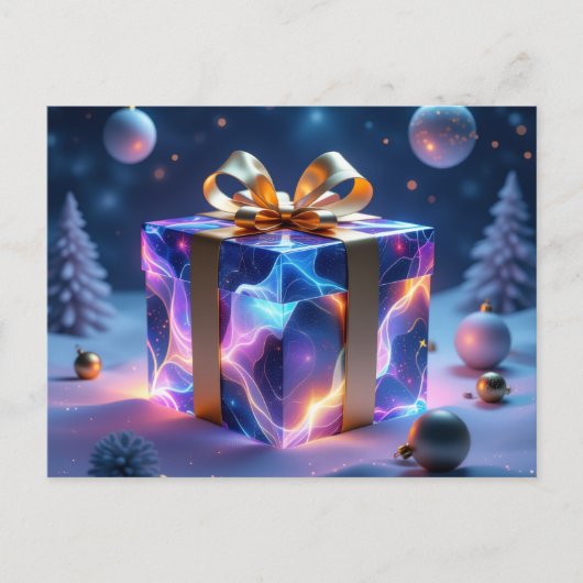 „Weihnachtliche Harmonie“ Postkarte (Vorderseite)