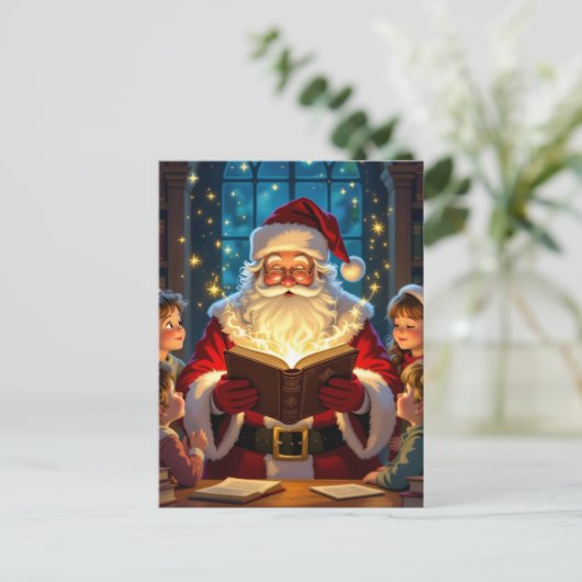 „Weihnachtliche Harmonie“ Postkarte (Stehend Vorderseite)