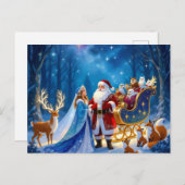 „Weihnachtliche Harmonie“ Postkarte (Vorne/Hinten)