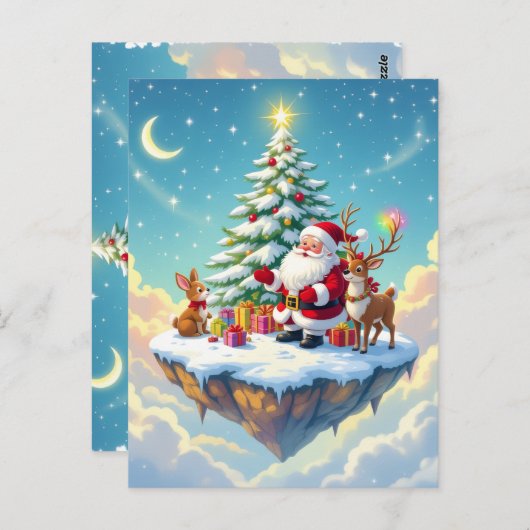 „Weihnachtliche Harmonie“ Postkarte (Vorne/Hinten)