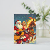 „Weihnachtliche Harmonie“ Postkarte (Stehend Vorderseite)