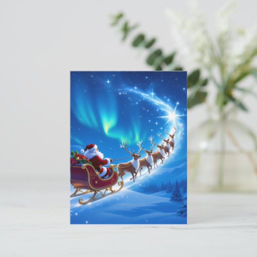 „Weihnachtliche Harmonie“ Postkarte (Stehend Vorderseite)