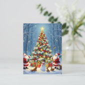 „Weihnachtliche Harmonie“ Postkarte (Stehend Vorderseite)