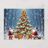 „Weihnachtliche Harmonie“ Postkarte (Rückseite)