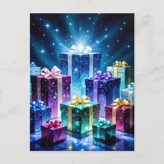 „Weihnachtliche Harmonie“ Postkarte (Vorderseite)