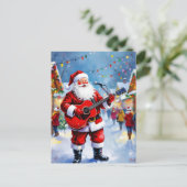 „Weihnachtliche Harmonie“ Postkarte (Stehend Vorderseite)