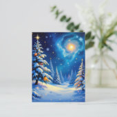 „Weihnachtliche Harmonie“ Postkarte (Stehend Vorderseite)