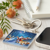 „Weihnachtliche Harmonie“ Schlüsselanhänger (Vorderseite rechts)