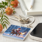 „Weihnachtliche Harmonie“ Schlüsselanhänger (Vorderseite rechts)