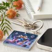 „Weihnachtliche Harmonie“ Schlüsselanhänger (Vorderseite rechts)