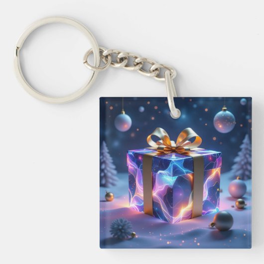 „Weihnachtliche Harmonie“ Schlüsselanhänger (Vorderseite)