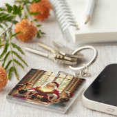 „Weihnachtliche Harmonie“ Schlüsselanhänger (Vorderseite rechts)