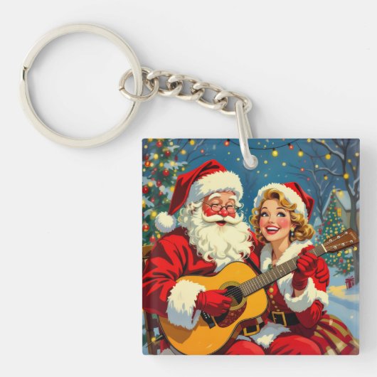 „Weihnachtliche Harmonie“ Schlüsselanhänger (Vorderseite)