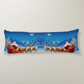 „Weihnachtliche Harmonie“ Seitenschläferkissen (Rückseite)
