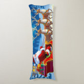 „Weihnachtliche Harmonie“ Seitenschläferkissen (Vorderseite Vertikal)