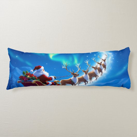 „Weihnachtliche Harmonie“ Seitenschläferkissen (Vorderseite)