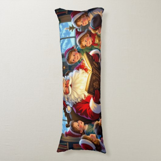 „Weihnachtliche Harmonie“ Seitenschläferkissen (Vorderseite Vertikal)