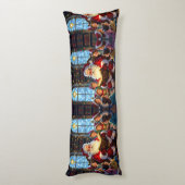 „Weihnachtliche Harmonie“ Seitenschläferkissen (Rückseite (Vertikal))