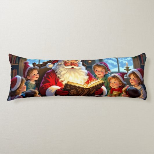 „Weihnachtliche Harmonie“ Seitenschläferkissen (Vorderseite)