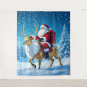 „Weihnachtliche Harmonie“ Wandteppich (Vorderseite)