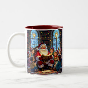 „Weihnachtliche Harmonie“ Zweifarbige Tasse