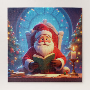 Weihnachtliche Kerzenlicht Szene für Familien Spaß Puzzle