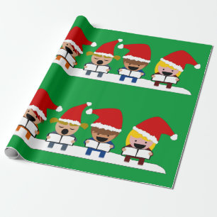 Weihnachtliche Kinderchor Weihnachten Geschenkpapier