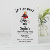 Weihnachtliche Kostümkunst-Party Einladung (Stehend Vorderseite)